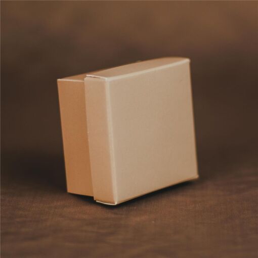 CAIXA PARA JOIAS ANEL 05X05CM COM 10 UNIDADES MOCHA MOUSSE