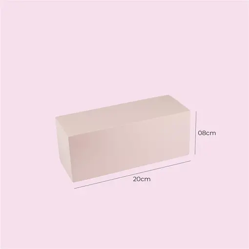 EXPOSITOR CUBO 08X20CM PESSEGO