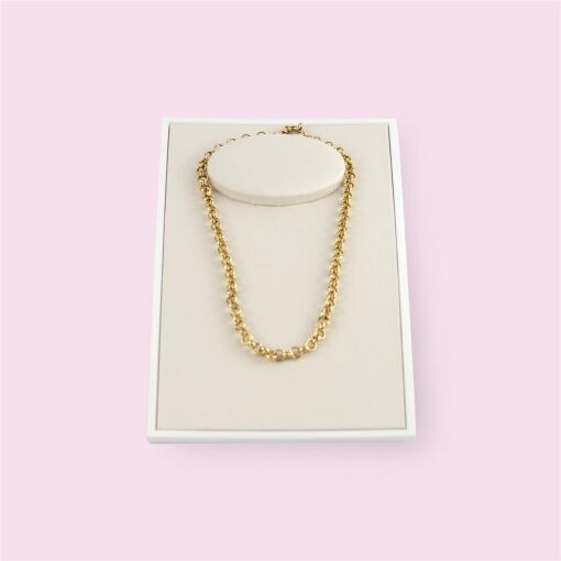 EXPOSITOR BUSTO HORIZONTAL PÉROLA LAQUEADO + FACTO OFF WHITE