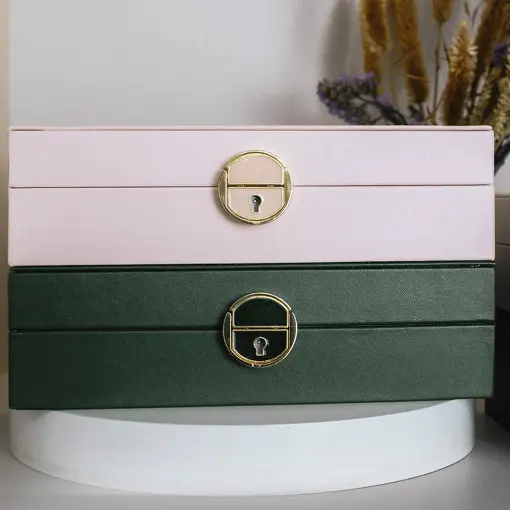 PORTA JOIAS EXCLUSIVE ROSA SIMPLES