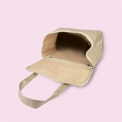 BOLSA MASTER SEM BANDEJAS CORINO LINHO CHAMPAGNE