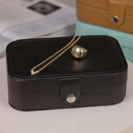 ESTOJO PORTA JOIAS EXCLUSIVE PRETO G