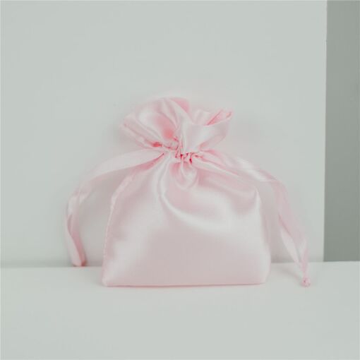 SAQUINHO CETIM 08X11CM ROSA BEBE LISO PCT 10 UNIDADES