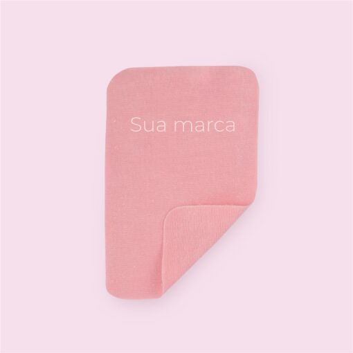 FLANELA MÁGICA PERSONALIZADA ROSA CANDY VALOR UNIT. P/ 300 UN
