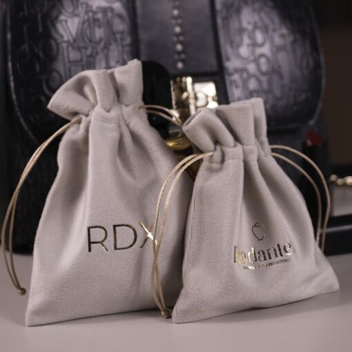 EMBALAGEM HOT STAMPING VELUDO VALOR UNITÁRIO PARA 500 UNIDADES