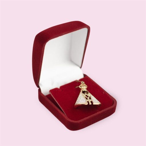 CAIXINHA VELUDO VERMELHO PARA BRINCO E PINGENTE