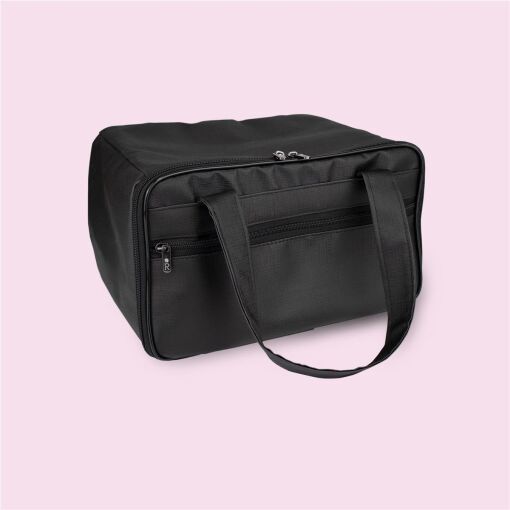 BOLSA REVENDEDORA 5 BANDEJAS 21X29CM LINHO PRETO
