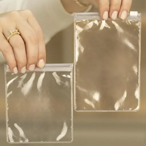 EMBALAGEM LISA PVC 10X12 ZIPLOCK BAG 10 UNIDADES