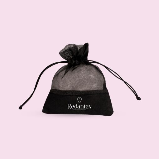 EMBALAGEM PERSONALIZADA ORGANZA + CAMURÇA VALOR UNIT. P/ 300 UNI