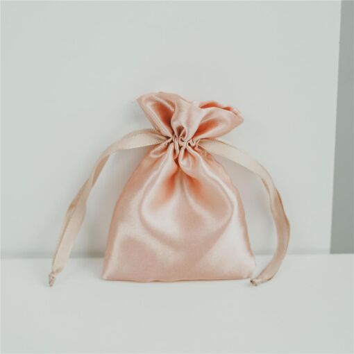 SAQUINHO CETIM 08X11CM ROSE GOLD LISO PCT 10 UNIDADES