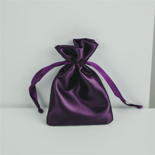 SAQUINHO CETIM 08X11CM ROXO LISO PCT 10 UNIDADES