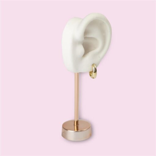 SUPORTE DE ORELHA ROSE PRA BRINCOS SEM ORELHA