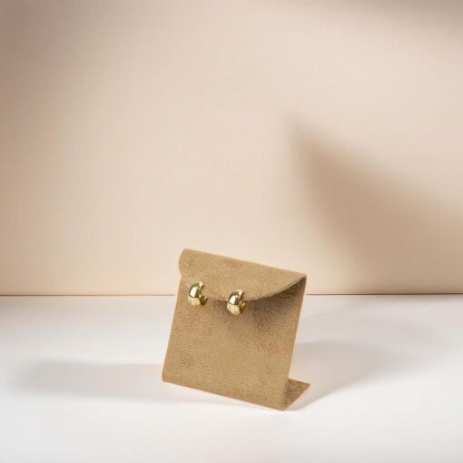 EXPOSITOR PARA ARGOLAS SUEDE CAMEL