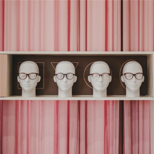 KIT HEAD ÓTICA BRANCO - FORMATOS DE ROSTO