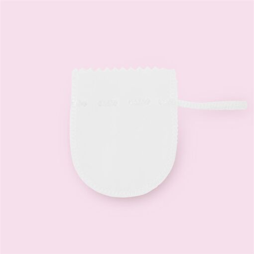 EMBALAGEM POLIÉSTER 6,5X8CM COM 10 UNIDADES BRANCO