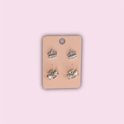 CARTELA PARA TRIO DE BRINCOS 3,2X4,4CM SALMÃO 100UN