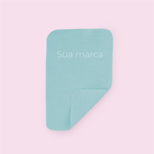 FLANELA MÁGICA PERSONALIZADA AZUL CANDY VALOR UNIT. P/ 300 UN