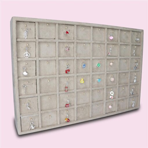 BANDEJA SUEDE COM 48 CARTELAS PARA BERLOQUE