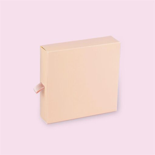 CAIXA PARA JOIAS CONJUNTO 10X10CM GAVETA COM 10 UNIDADES SALMÃO