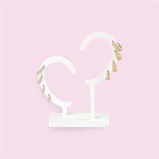 BRINCO ORELHA DUPLO PÉROLA