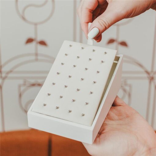 EXPOSITOR PARA PIERCING CARTELA PÉROLA