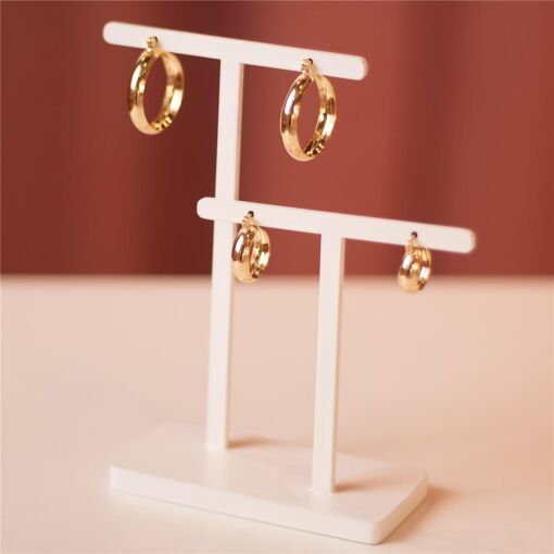 BRINCO T DUPLO PÉROLA LAQUEADO