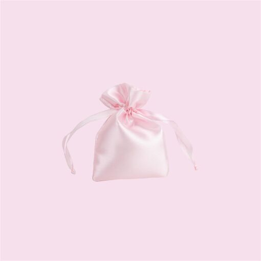 SAQUINHO CETIM 08X11CM ROSA BEBE LISO PCT 10 UNIDADES