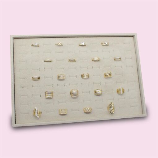 BANDEJA 90 CORTES SUEDE AREIA 25X37,5CM