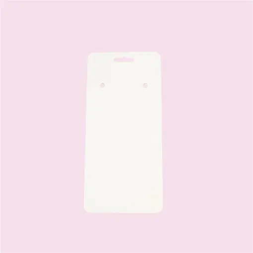 CARTELA PARA COLAR 14,5X6,5CM BRANCO 100 UN