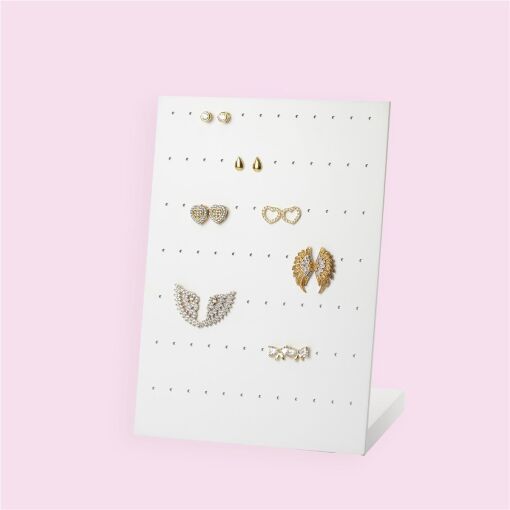 EXPOSITOR LAQUEADO PARA BRINCOS MÚLTIPLOS