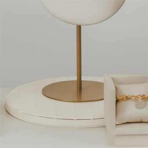 EXPOSITOR BASE REDONDA VICENZA FACTO OFF WHITE