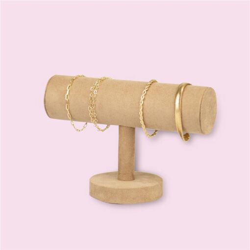 EXPOSITOR PARA BRACELETE SUEDE CAMEL