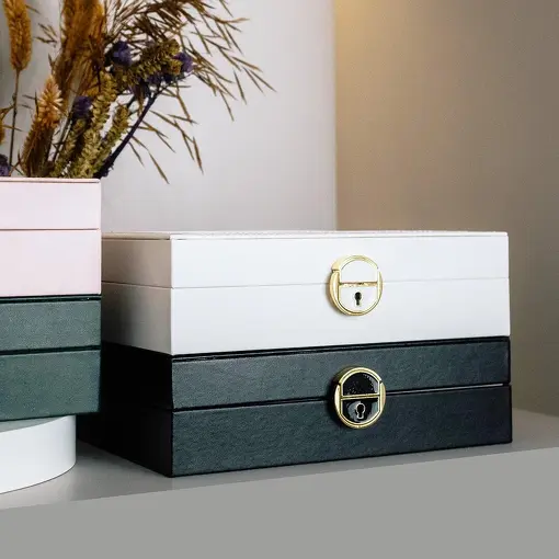 PORTA JOIAS EXCLUSIVE PRETO SIMPLES