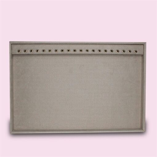 BANDEJA PARA PULSEIRAS SUEDE AREIA 25X37,5CM