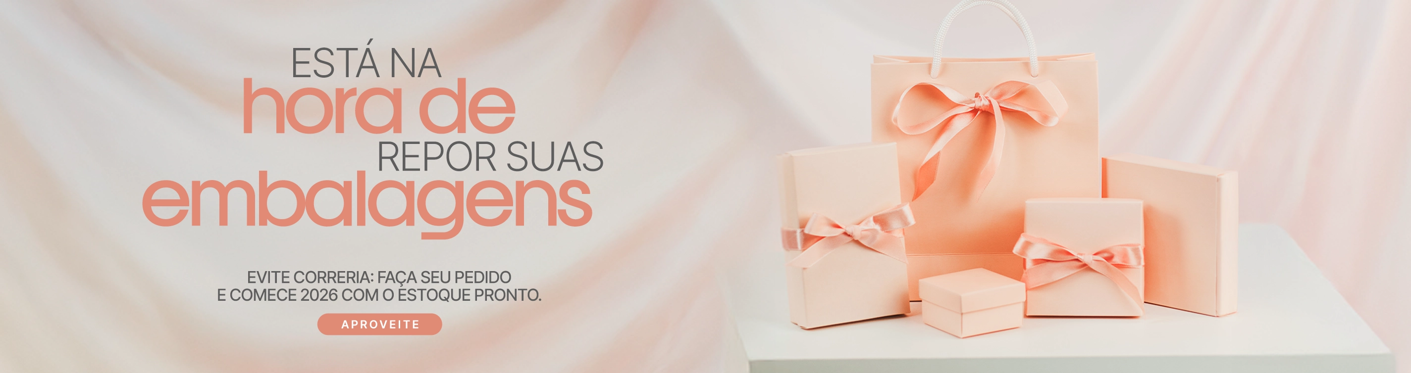 reposiçao de embalagens