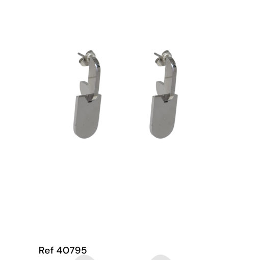 Pb Aço Inox Oval Liso Pend