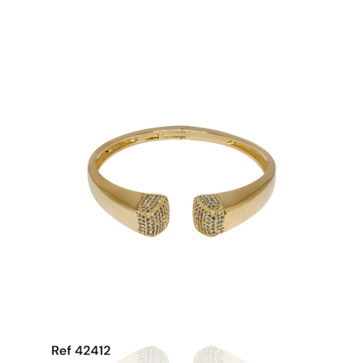 Bracelete Cravejado Na Ponta Coleção Crystal