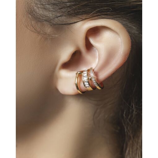 Piercing Mz E Baguetes Cristal 1 Fio Liso