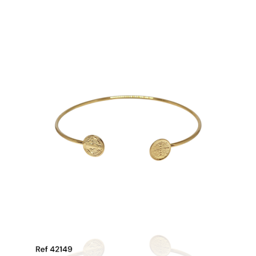 Bracelete Liso Chapa São Bento