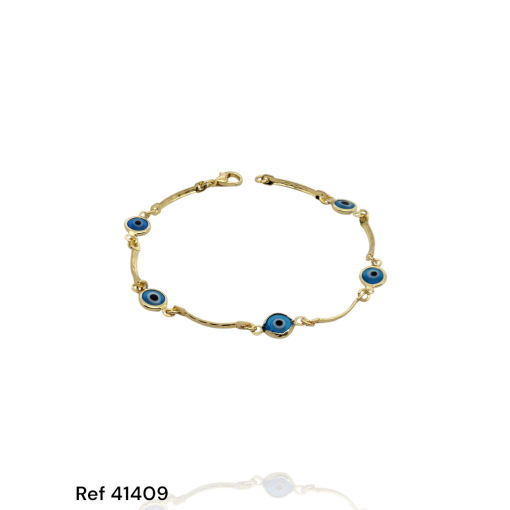 Puls Onda Olho Grego Azul Cristal