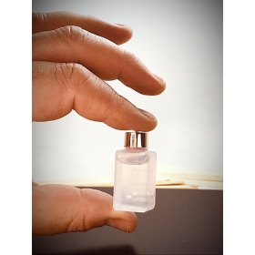 Pingente Mini-dispenser para Alcool em gel em Prata