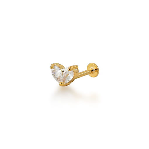 PIERCING COM ZIRCÔNIA