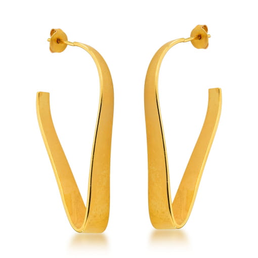 BRINCO DE ARGOLA DOURADO