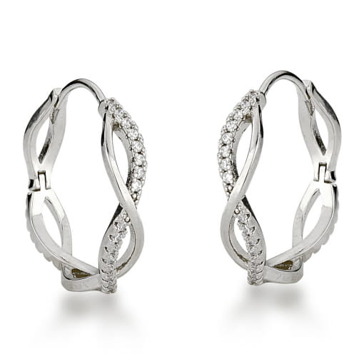 ARGOLA TRANÇADA DE CLIQUE COM ZIRCÔNIAS