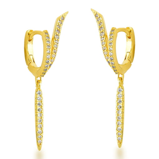 ARGOLA DE CLIQUE COM MICRO ZIRCÔNIAS