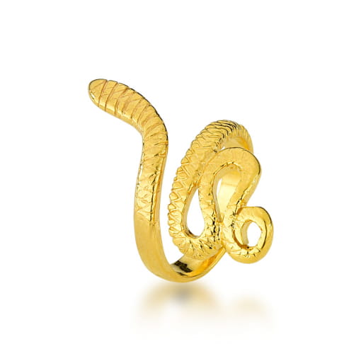 ANEL DE COBRA DOURADO REGULÁVEL