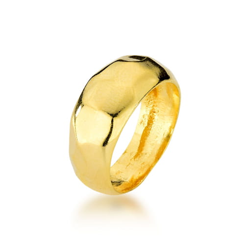 ANEL DOURADO OVAL