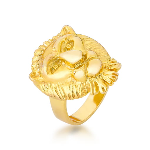 ANEL DOURADO DE LEÃO