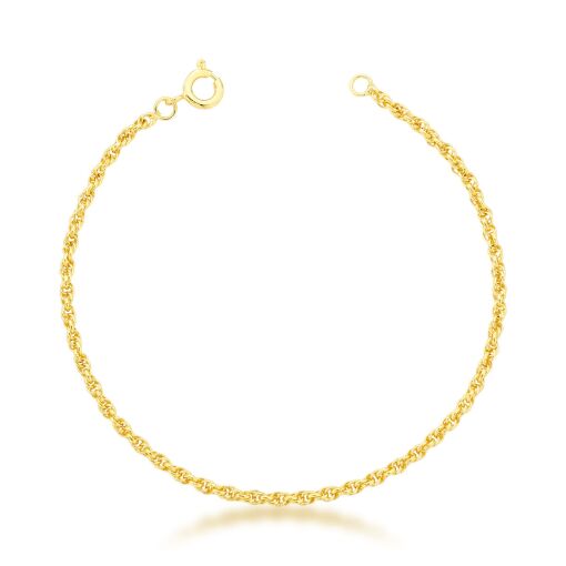 PULSEIRA DOURADA TRANÇADA