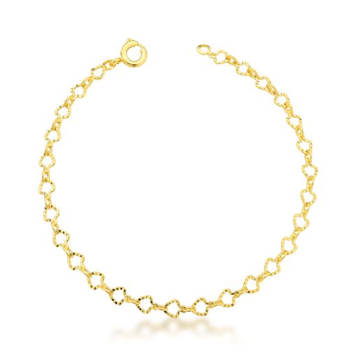 PULSEIRA DOURADA DE ELOS CARTIER OVALADOS